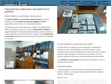 Tablet Screenshot of filateliabruni.com